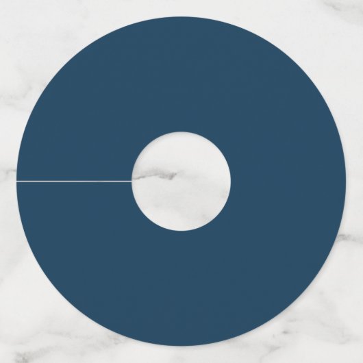 Triangles Pattern Wijnglaslabel (Achterkant)