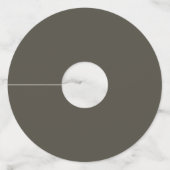 Triangles Pattern Wijnglaslabel (Achterkant)