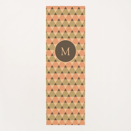 Triangles Pattern Yogamat (Voorkant)