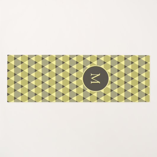 Triangles Pattern Yogamat (Voorkant (horizontaal))