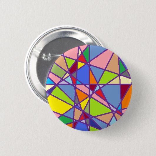 Triangluars Ronde Button 5,7 Cm (Voorkant /achterkant)