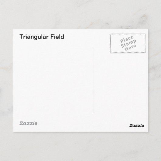 TRIANGULAIRE VELD BRIEFKAART (Achterkant)