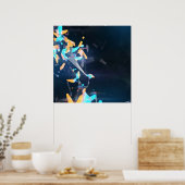 Triangulo astracto_poster poster (Keuken)