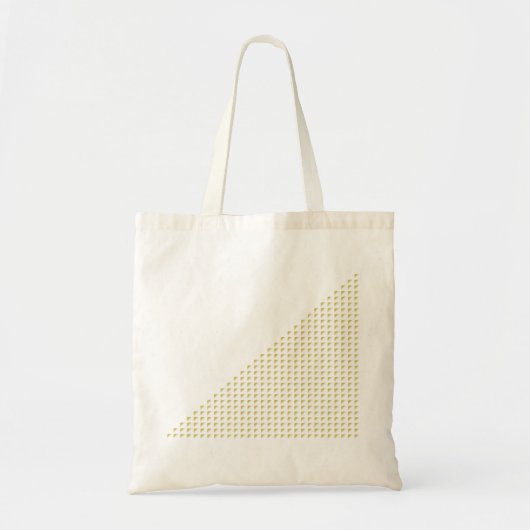 Triângulo com triângulos em 3D Tote Bag (Voorkant)