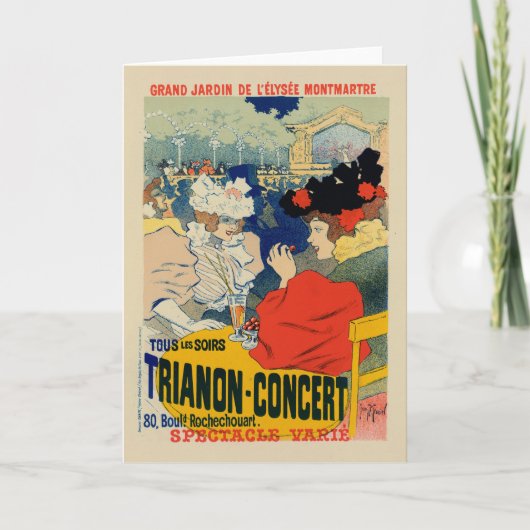 trianonconcert | Georges Meunier Kaart (Voorkant)