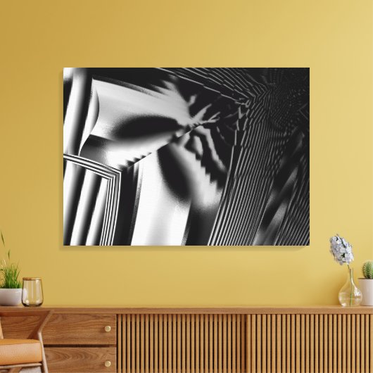 Triassic Frost Stretched Canvas Afdrukken (Insitu (Woonkamer))