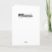 Triathalon Wenskaart Kaart (Achterkant)