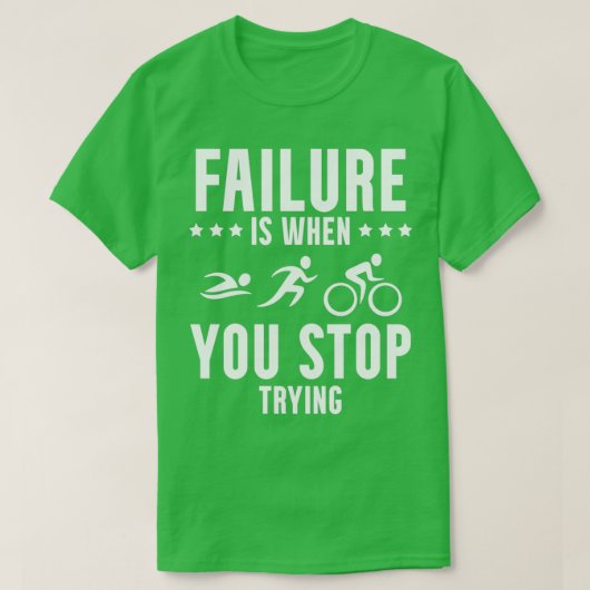 Triathle Triathle Triathlon Swim Run Bicycle Ride T-shirt (Design voorkant)