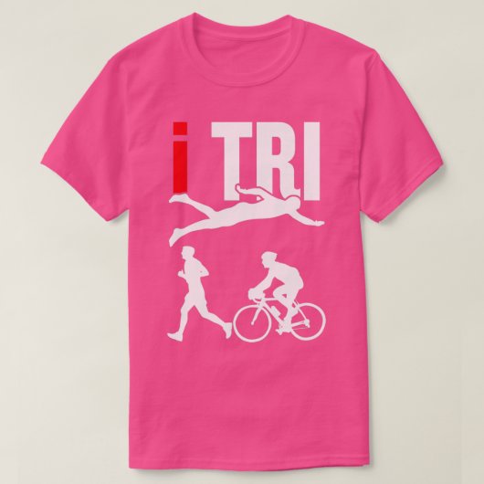 Triathle Triathle Triathlon Swim Run Bicycle Ride T-shirt (Design voorkant)