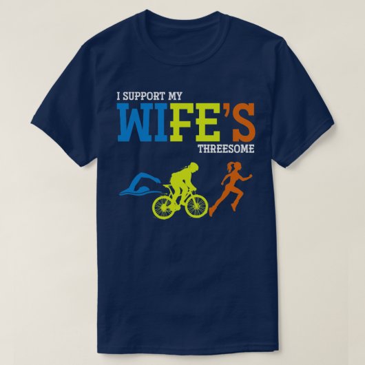 Triathlete Funny Triathlon T-shirt (Design voorkant)