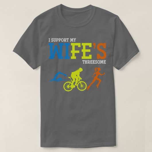 Triathlete Funny Triathlon T-shirt (Design voorkant)