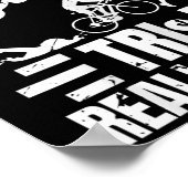 Triathlete Girls Funny Triathlon  Poster (Hoek)
