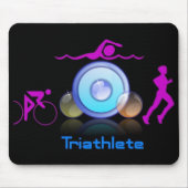 TRIATHLETE MOUSEPAD MUISMAT (Voorkant)