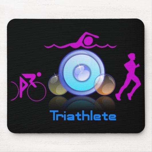 TRIATHLETE MOUSEPAD MUISMAT (Voorkant)