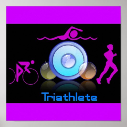 TRIATHLETE POSTER (Voorkant)