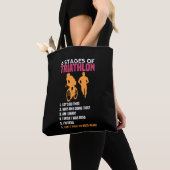 Triathlon - 6 fasen Triathlon Tote Bag (Dichtbij)