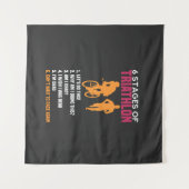 Triathlon - 6 fasen Triathlon Wandkleed (Voorkant (horizontaal))