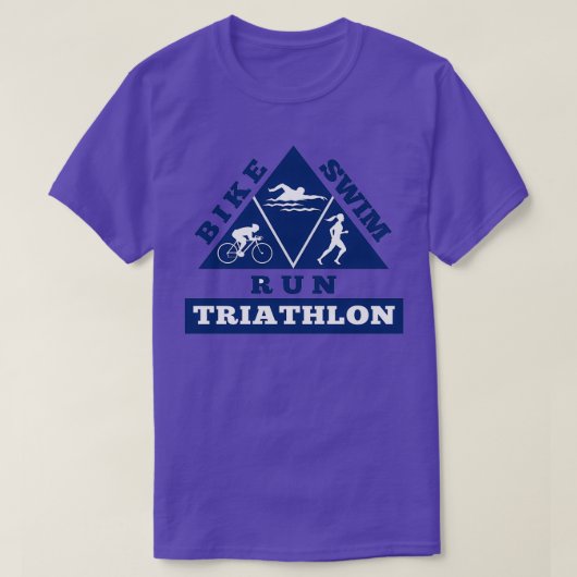 Triathlon Athlete Swimming 5 T-shirt (Design voorkant)