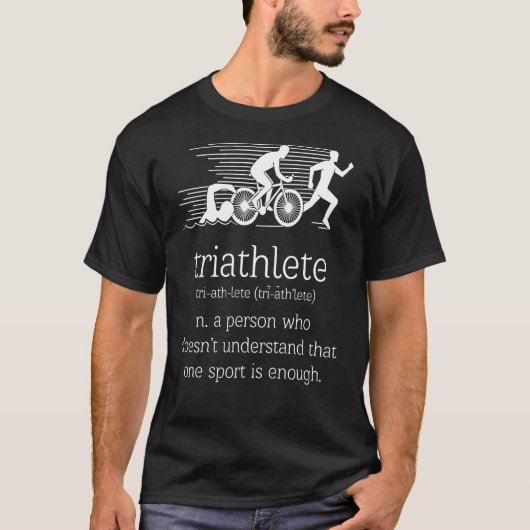 Triathlon betekent voor ons t-shirt (Voorkant)