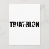 Triathlon Briefkaart (Voorkant)