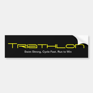 Triathlon Bumpersticker