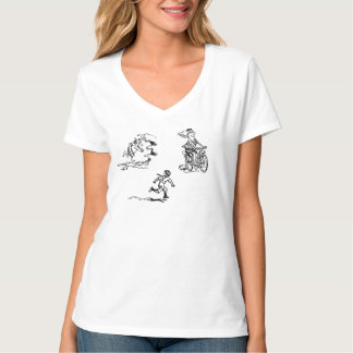 Triathlon Cartoon T-shirt