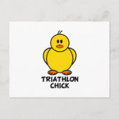 Triathlon Chick Briefkaart (Voorkant)