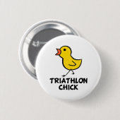 Triathlon Chick Button (Voorkant /achterkant)
