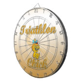 Triathlon Chick Dartbord (Voorkant Rechts)