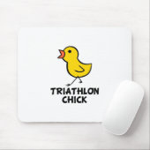 Triathlon Chick Mousepad Muismat (Met muis)