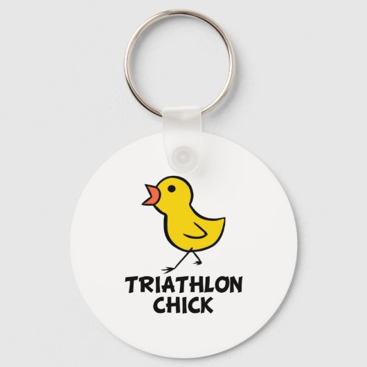 Triathlon Chick Sleutelhanger (Voorkant)