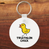 Triathlon Chick Sleutelhanger (Voorkant)