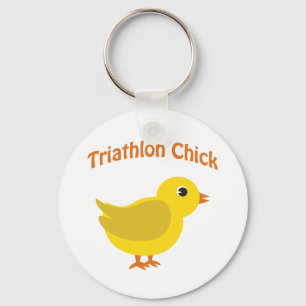 Triathlon Chick Sleutelhanger