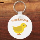 Triathlon Chick Sleutelhanger (Voorkant)