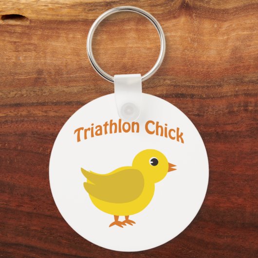Triathlon Chick Sleutelhanger (Voorkant)