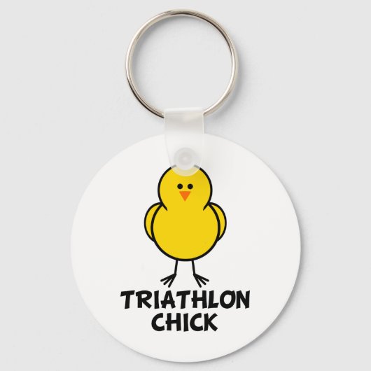 Triathlon Chick Sleutelhanger (Voorkant)