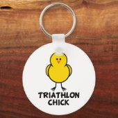 Triathlon Chick Sleutelhanger (Voorkant)