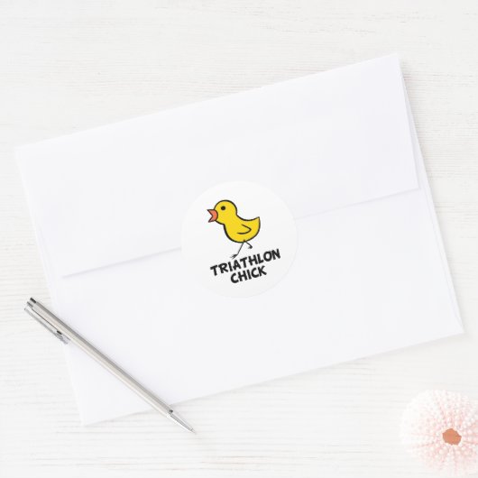 Triathlon Chick Stickers (Envelop)