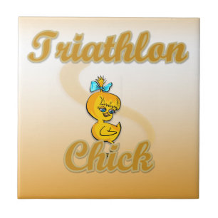 Triathlon Chick Tegeltje