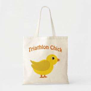 Triathlon Chick Tote Bag
