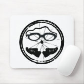 Triathlon cool artistiek ontwerp muismat (Met muis)
