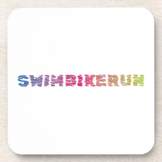 Triathlon Cool Design Bier Onderzetter (Voorkant)