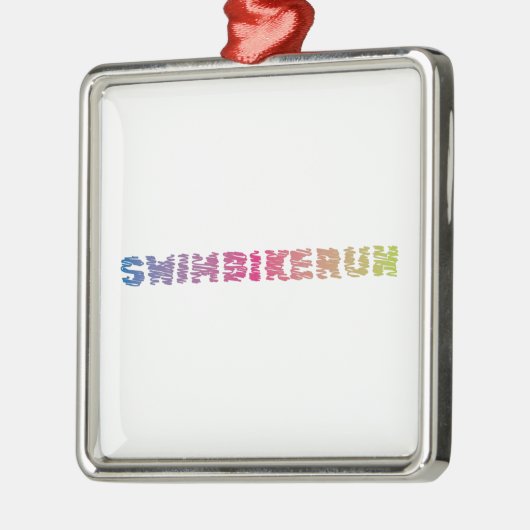 Triathlon Cool Design Metalen Ornament (Links)