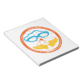 Triathlon Cool Design Notitieblok (Schuin)