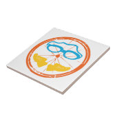 Triathlon Cool Design Tegeltje (Zijkant)