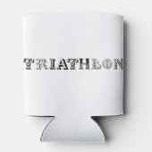 Triathlon cool logo for all sport lovers blikjeskoeler (Achterkant)