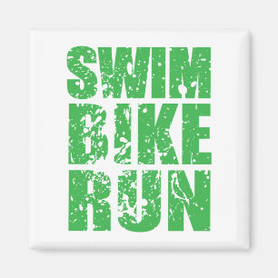 Triathlon cool logo voor alle sportliefhebbers magneet