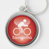 Triathlon CYCLE Gepersonaliseerd Sleutelhanger (Voorkant)