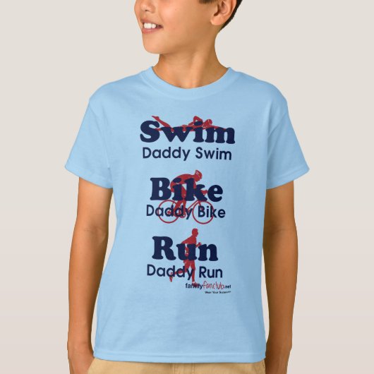 Triathlon Dad T-shirt (Voorkant)