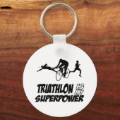 Triathlon design sleutelhanger (Voorkant)